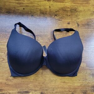 Victoria's Secret Perfect Shape Bra Adjustable Straps Solid Black Women's 32DDD